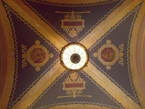 "Religion" and "Singing" decoration at the Wisconsin State Capital Building