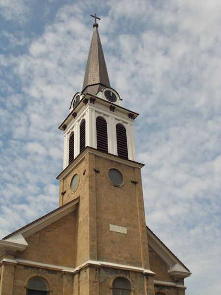 Holy Redeemer Church steeple, Madison, WI