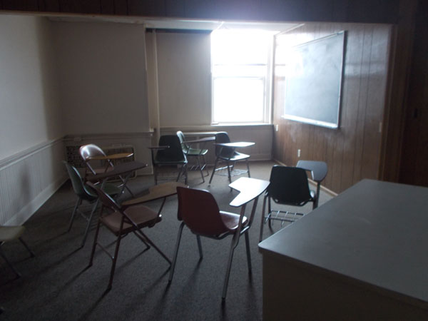 A room in Holy Redeemer School