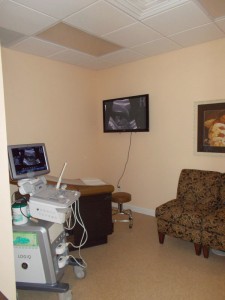 Women's Care Center Ultrasound room
